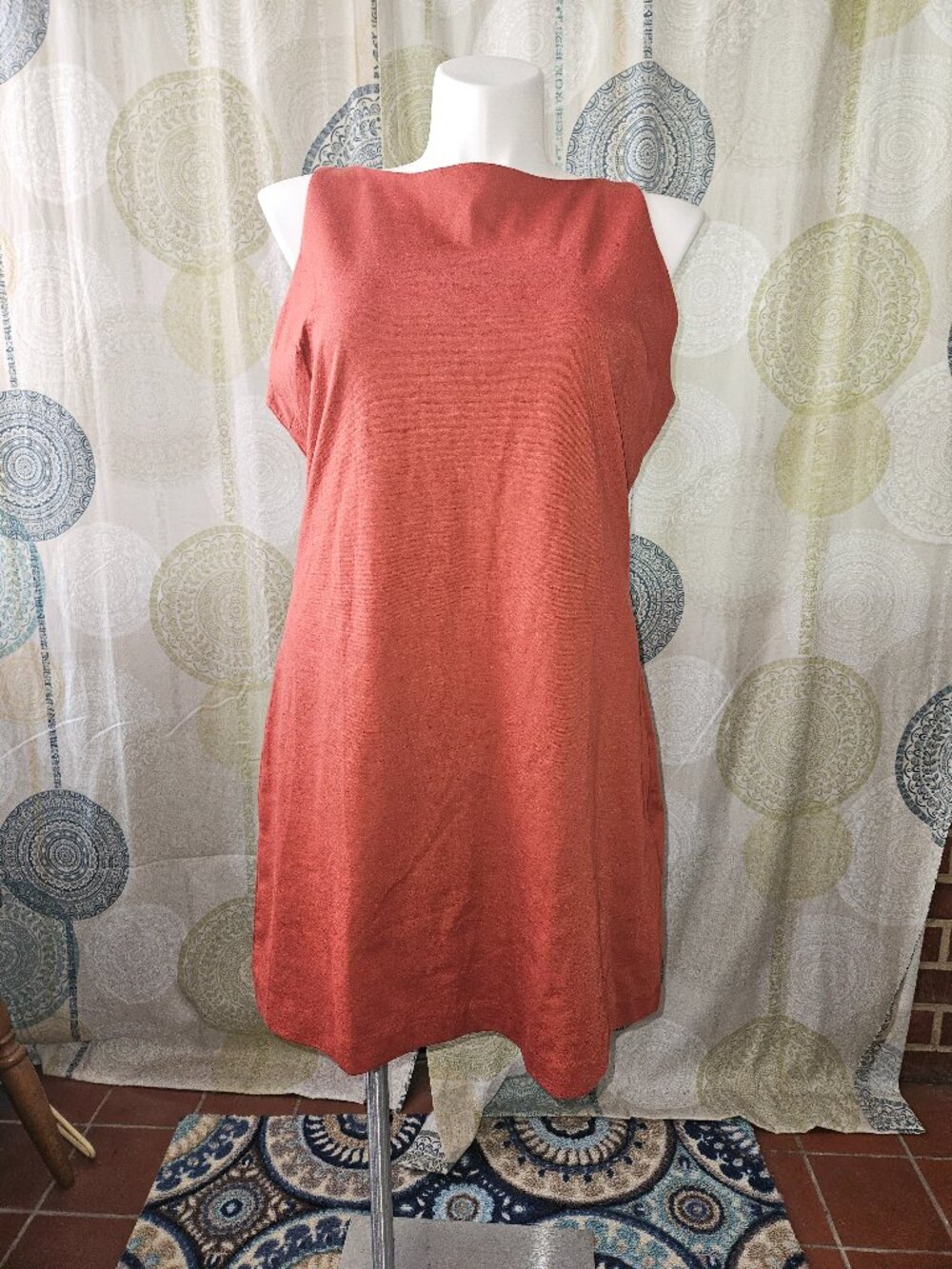NWT 41 Hawthorn Sleeveless Rust-Colored Mini Dress (XXL)